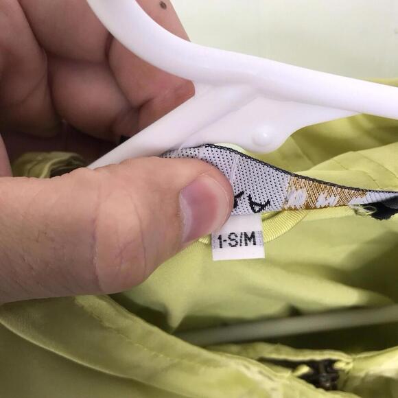 Mycra PAC Raincoat Womens S M Slicky Hooded Packable Lime Full Zip Pockets - Picture 12 of 12